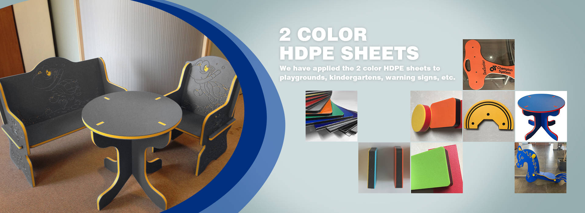 sandwich color hdpe sheets